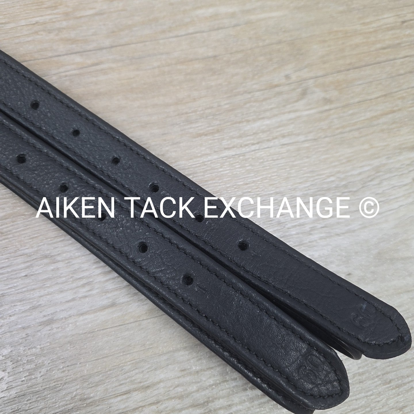 HDR Triple Covered Stirrup Leathers, Black, 60"