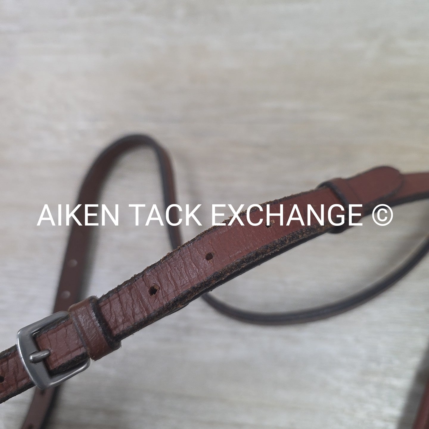 Plain Raised Figure 8 Noseband, Brown, Size Full