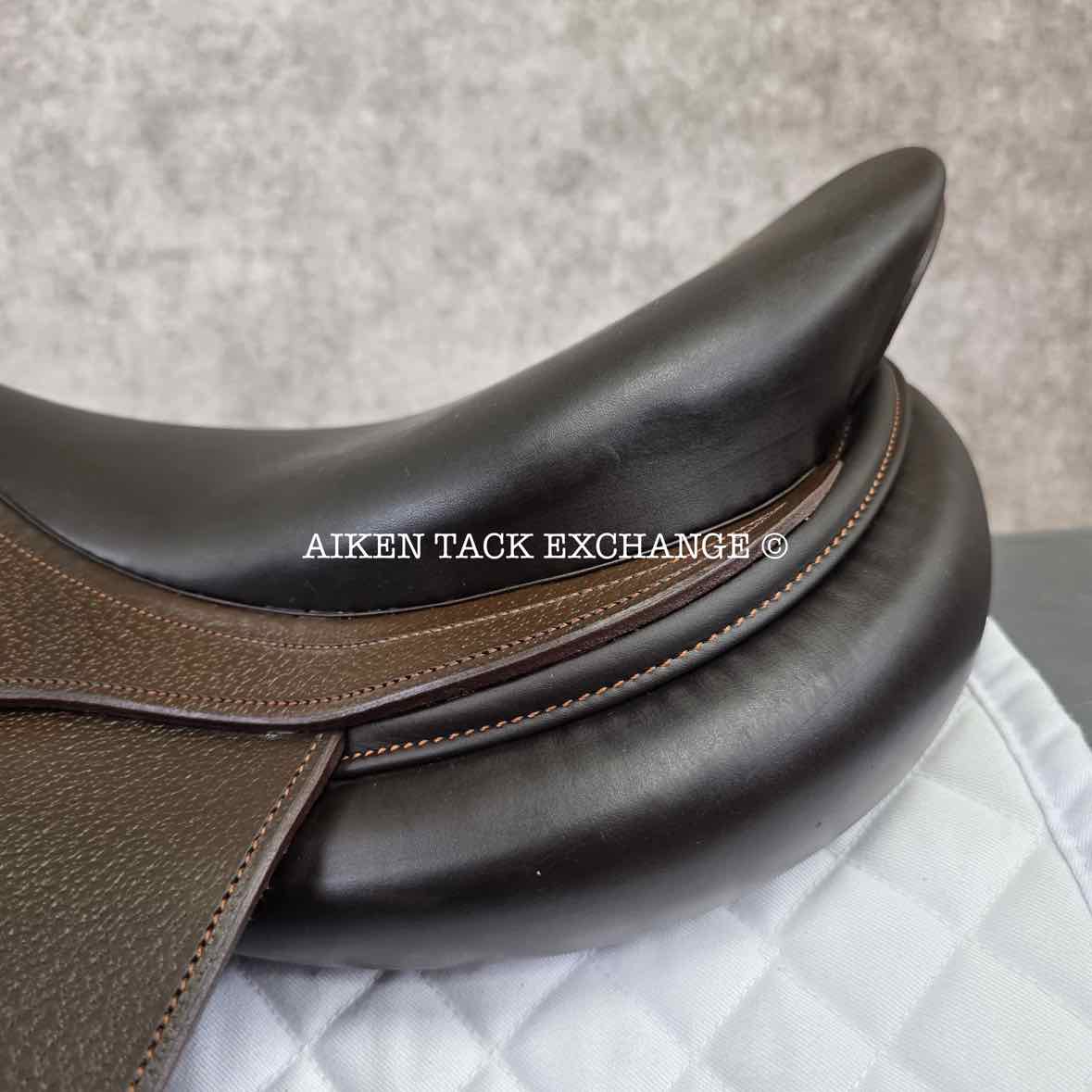 **SOLD** 2014 Bruno Delgrange Virtuose Jump Saddle, 17.5" Seat, 5X Flap, Medium Tree, Foam Panels