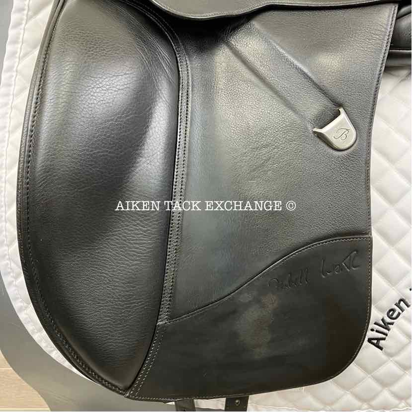 **SOLD** 2014 Bates Isabell Werth Dressage Saddle, 17" Seat, Adjustable Tree - Changeable Gullet, Wool Flocked Panels