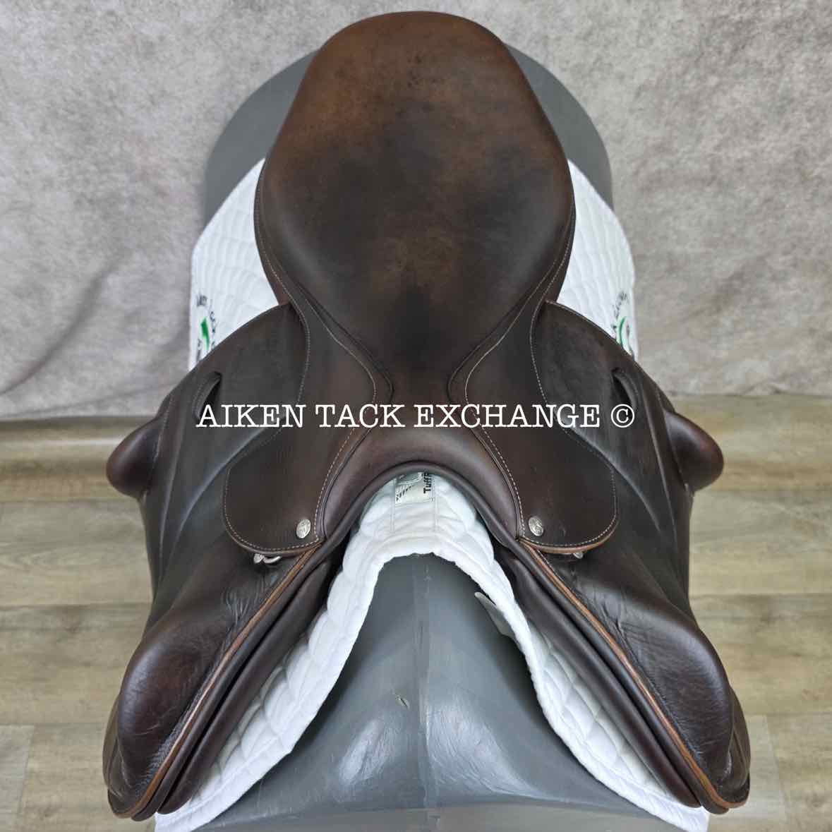 2014 Voltaire Lexington Monoflap Jump Saddle, 18.5" Seat, 3AA Flap, Medium Wide Tree, Foam FIN Panels