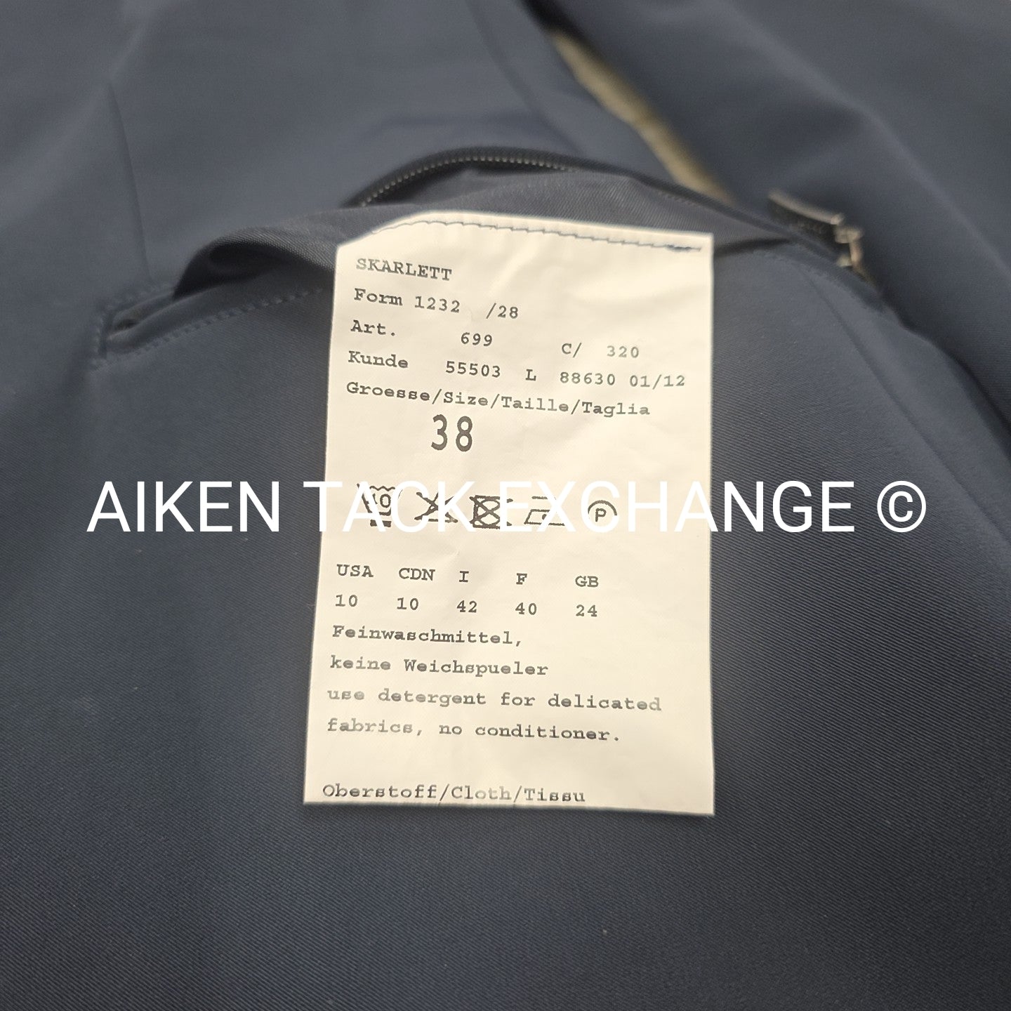 Pikeur Skarlett Dressage Show Coat, Size 10 (38)