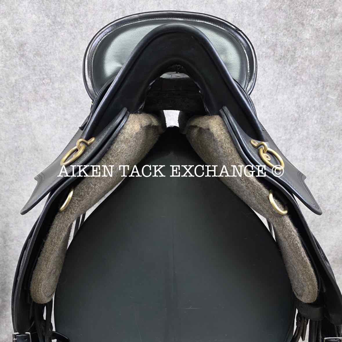 2005 Tucker 146 River Plantation Endurance Saddle, 17.5" Seat, Medium Tree - Semi QH Bars