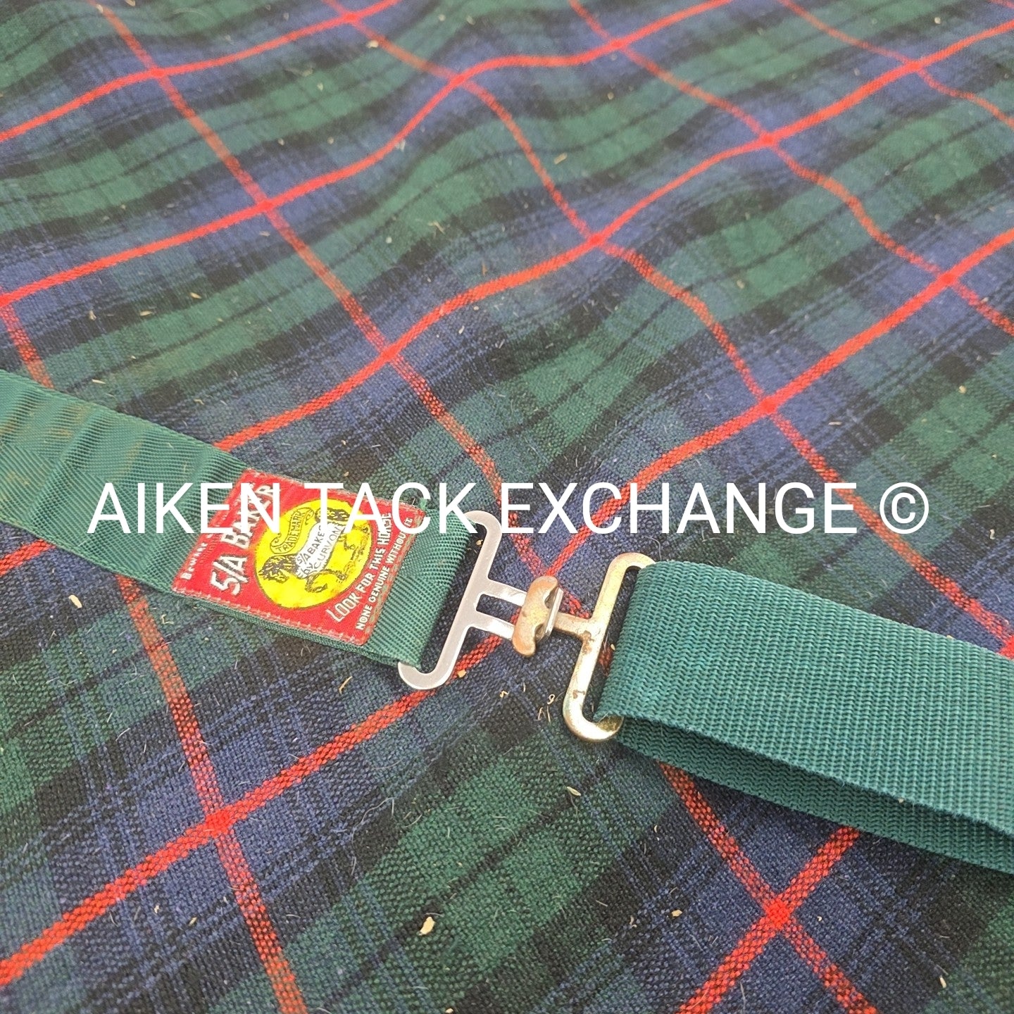 5/A Baker Tartan Plaid Stable Sheet, 74"