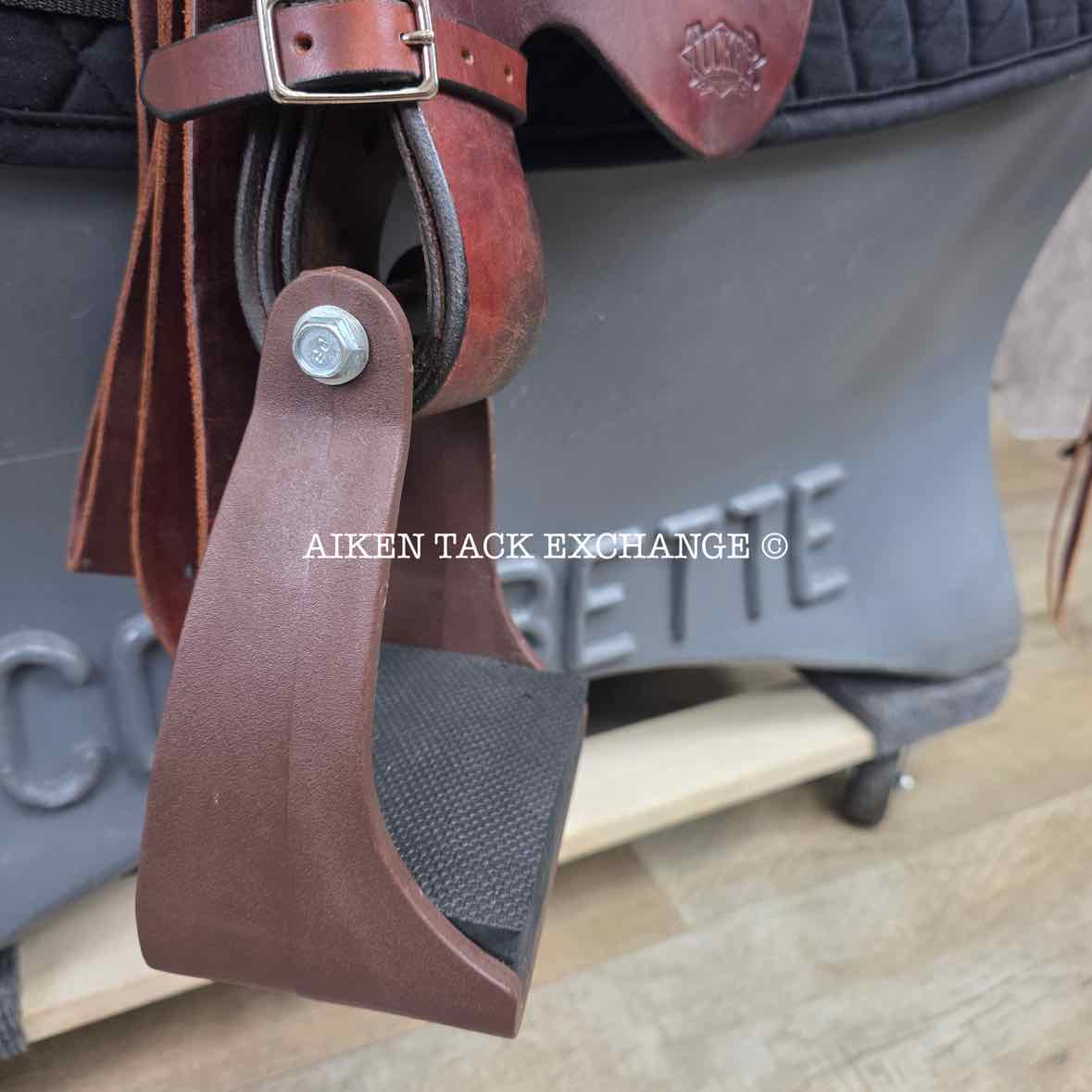 2009 Tucker 159 Endurance Trail Saddle, 16.5" Seat, Wide Tree