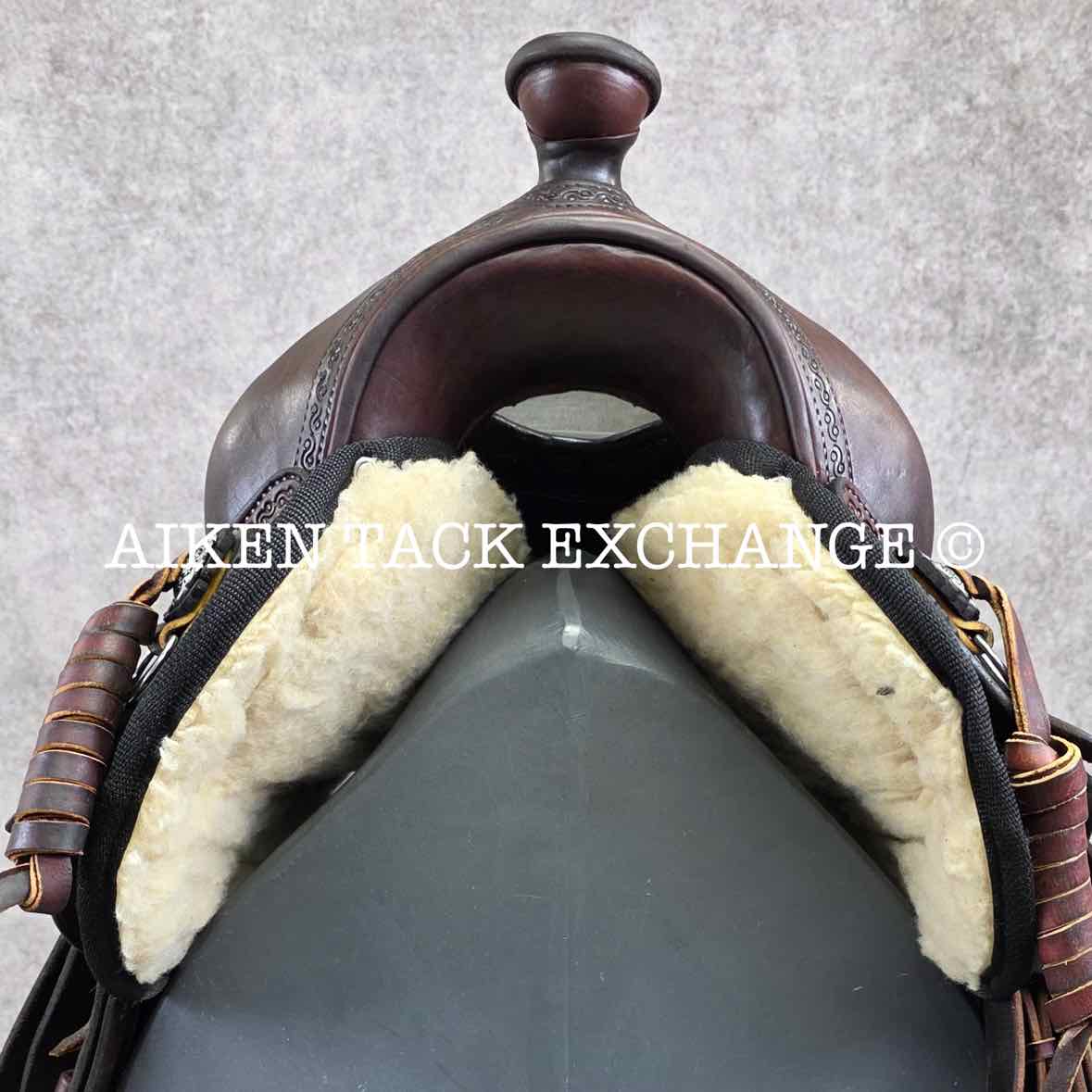 2020 Crest Ridge Saddlery Crusade Lite Western Saddle, 17" Seat, Wide Tree - Full QH Bars
