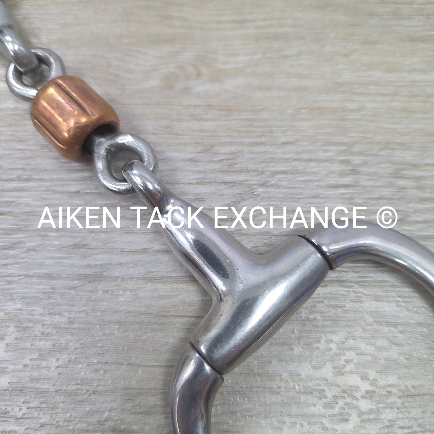 Double Joint Eggbutt Bit with Copper Roller 5"