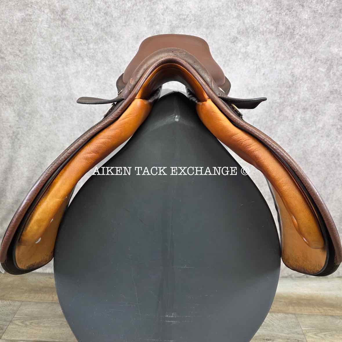 Crosby Miller's Prix Des Nations Close Contact Saddle, 17.5" Seat, Medium Tree, Foam Panels