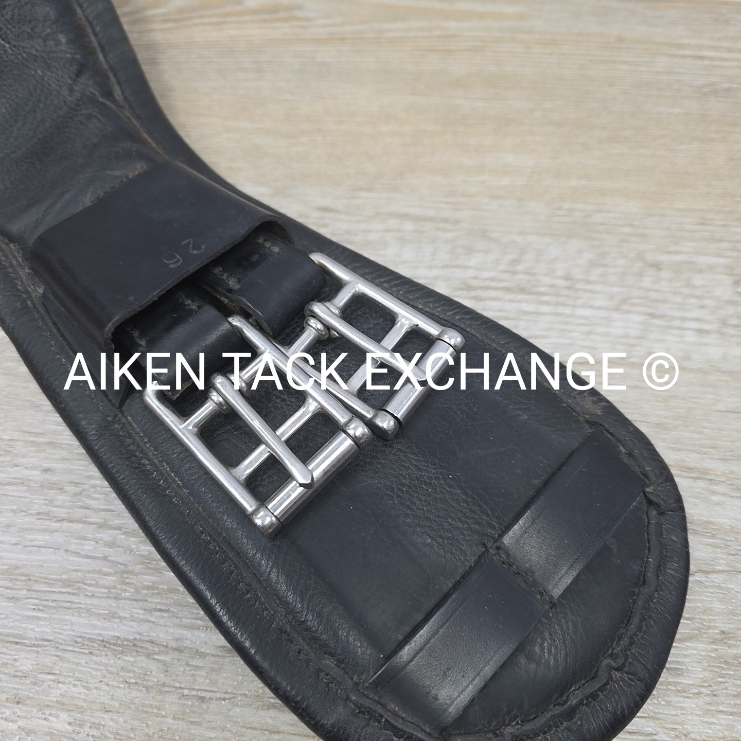 Custom Saddlery Contour Girth, Black, 26"