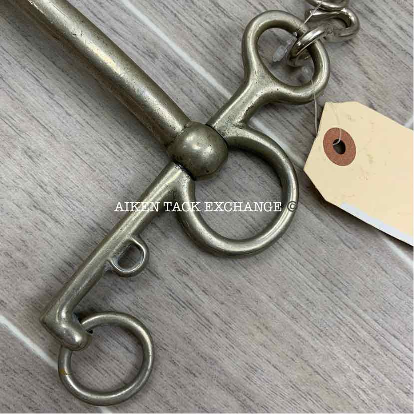 Star Steel Silver Mullen Mouth Polo Pelham Bit 5"