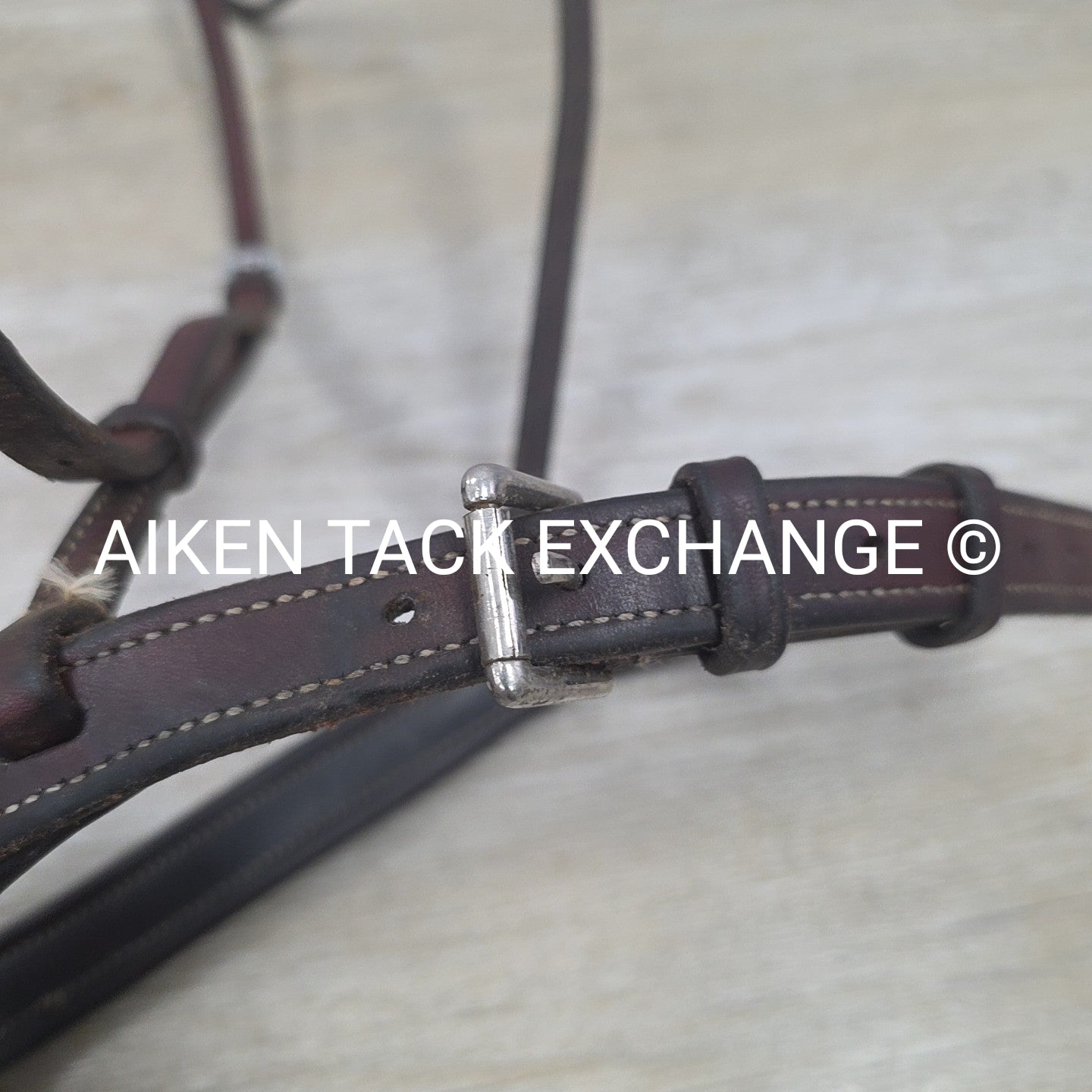 Edgewood Plaid Raised Flash Noseband, Missing Flash Strap, Brown, Size Full