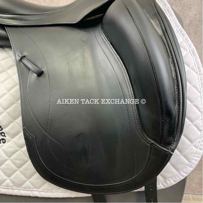 2018 Equipe Olympia Monoflap Dressage Saddle, 16" Seat, Extra Wide Tree, Foam Panels