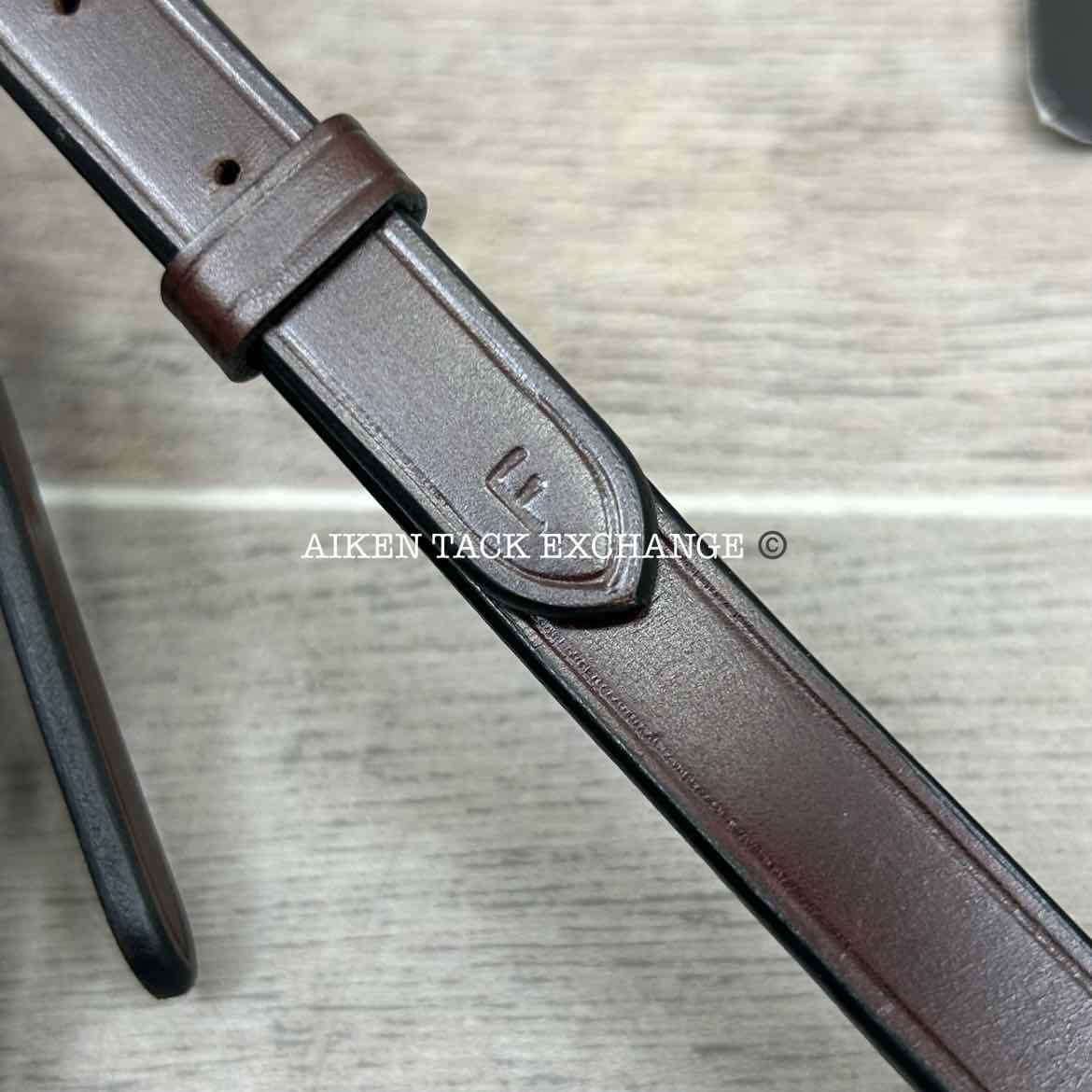 KL Select KL Italia Burghley Bridle with Reins, Brown, Size Full