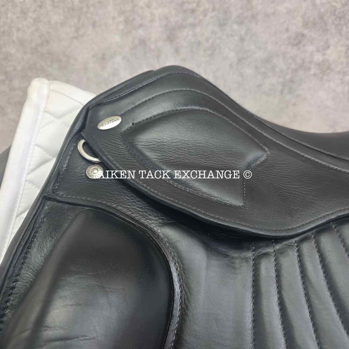 2020 Kentaur Ithaka AP Dressage Saddle, 18" Seat, Medium Wide Tree, Wool Flocked Panels
