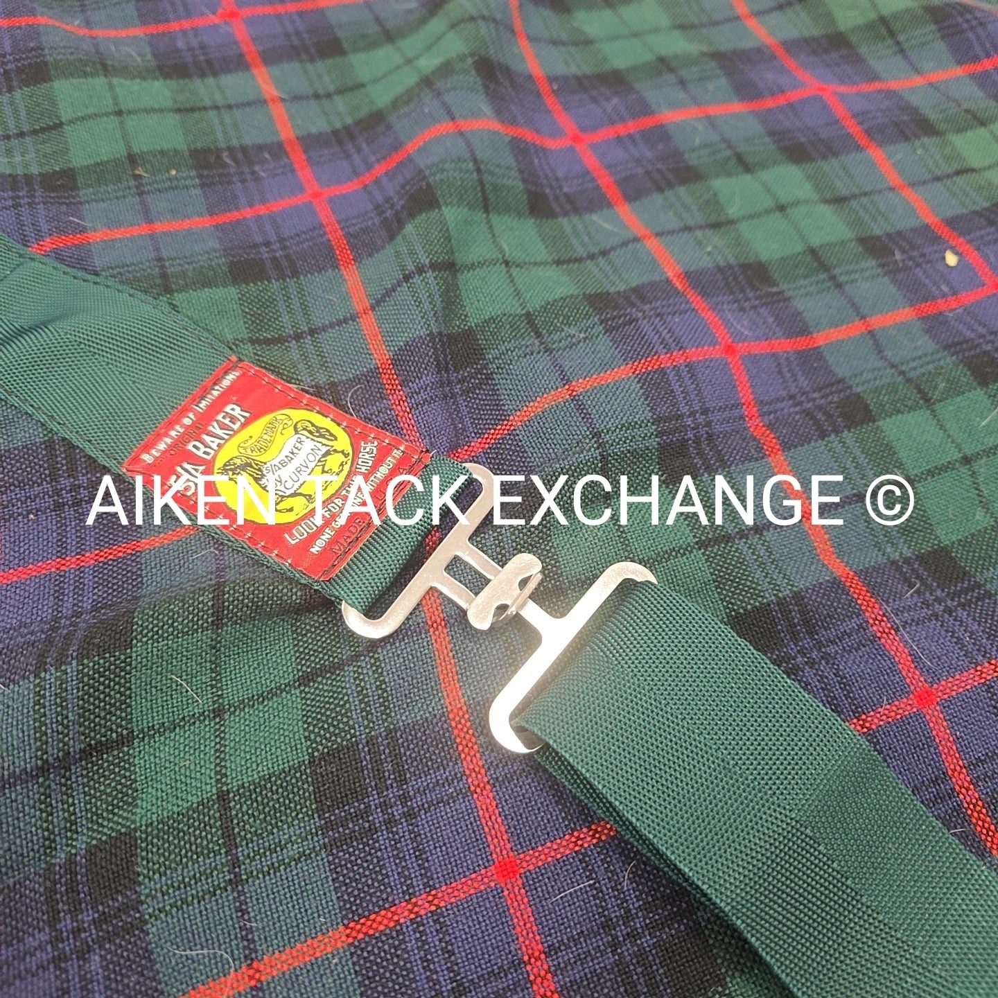 5/A Baker Original Tartan Plaid Stable Sheet, 80"