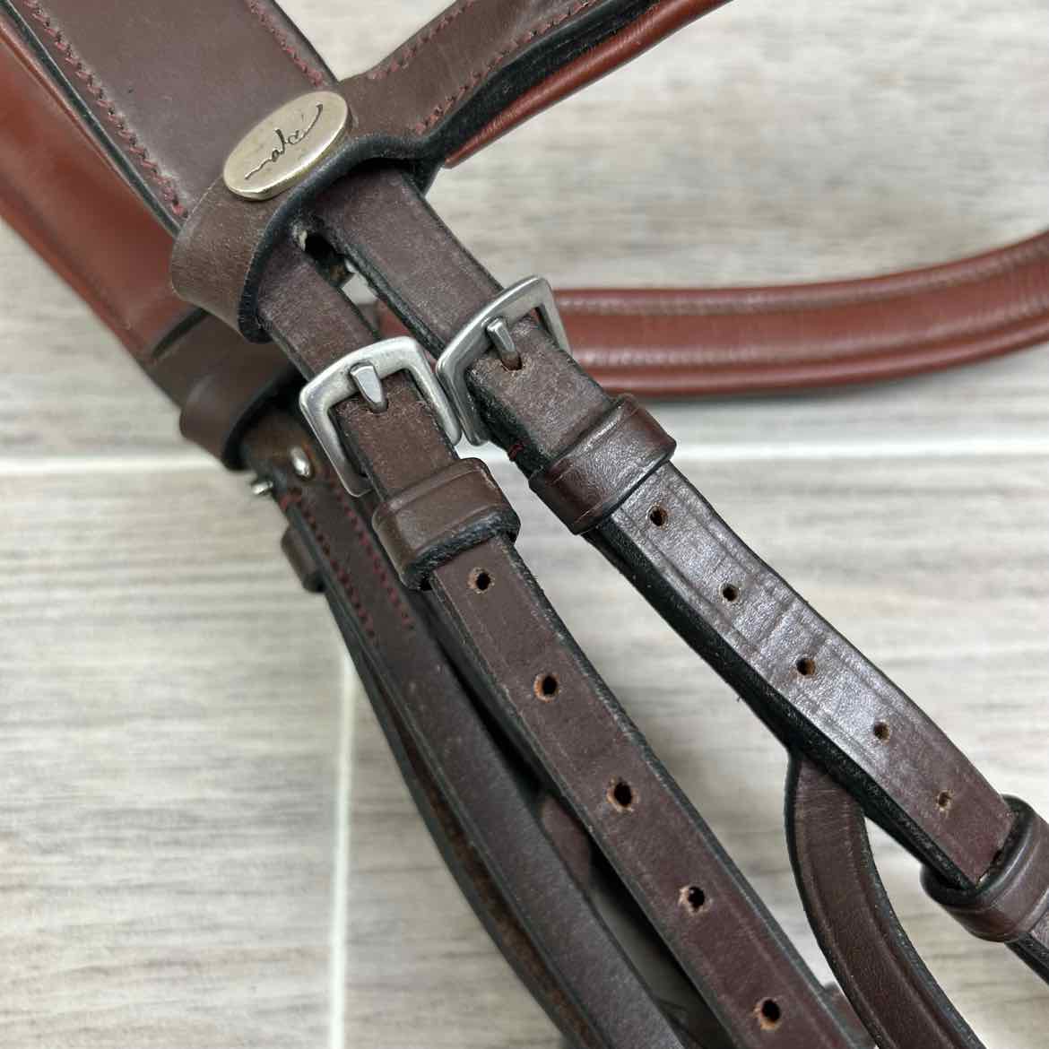 Dy'on New English Hackamore Bridle, Brown, Size Full
