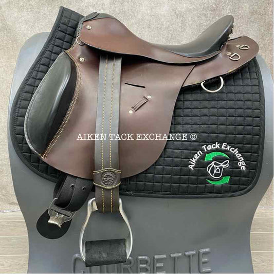 Australian Stock Saddle Co. Endurance Trail Saddle, 18" Seat, Medium Tree