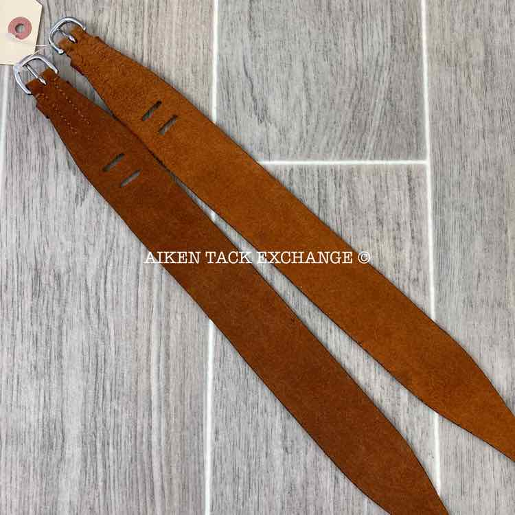 Garter Jodphur Straps, Brown, Large