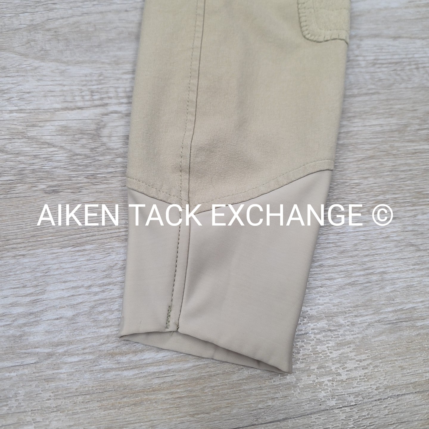 TuffRider Front Zip Knee Patch Breeches, Men's 34