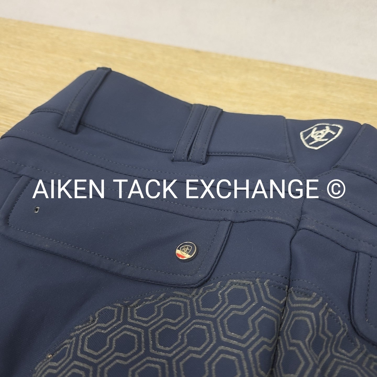 Ariat Tri Factor Silicone Grip Full Seat Breeches, Size 32 R