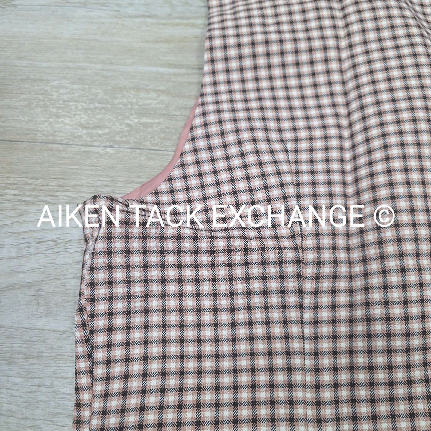 Allegra K Plaid Vest, Size Large