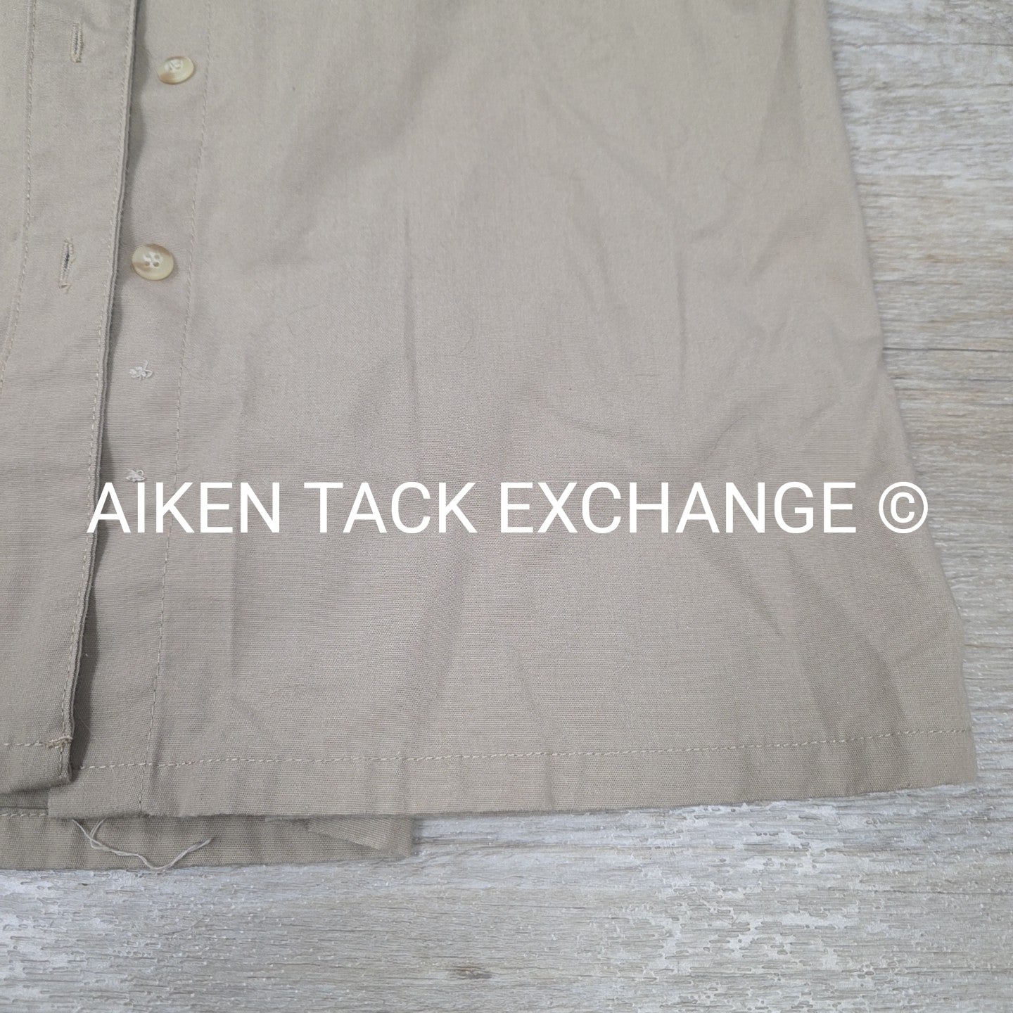 Aiken Hounds Long Sleeve Button Down Top, Size Small