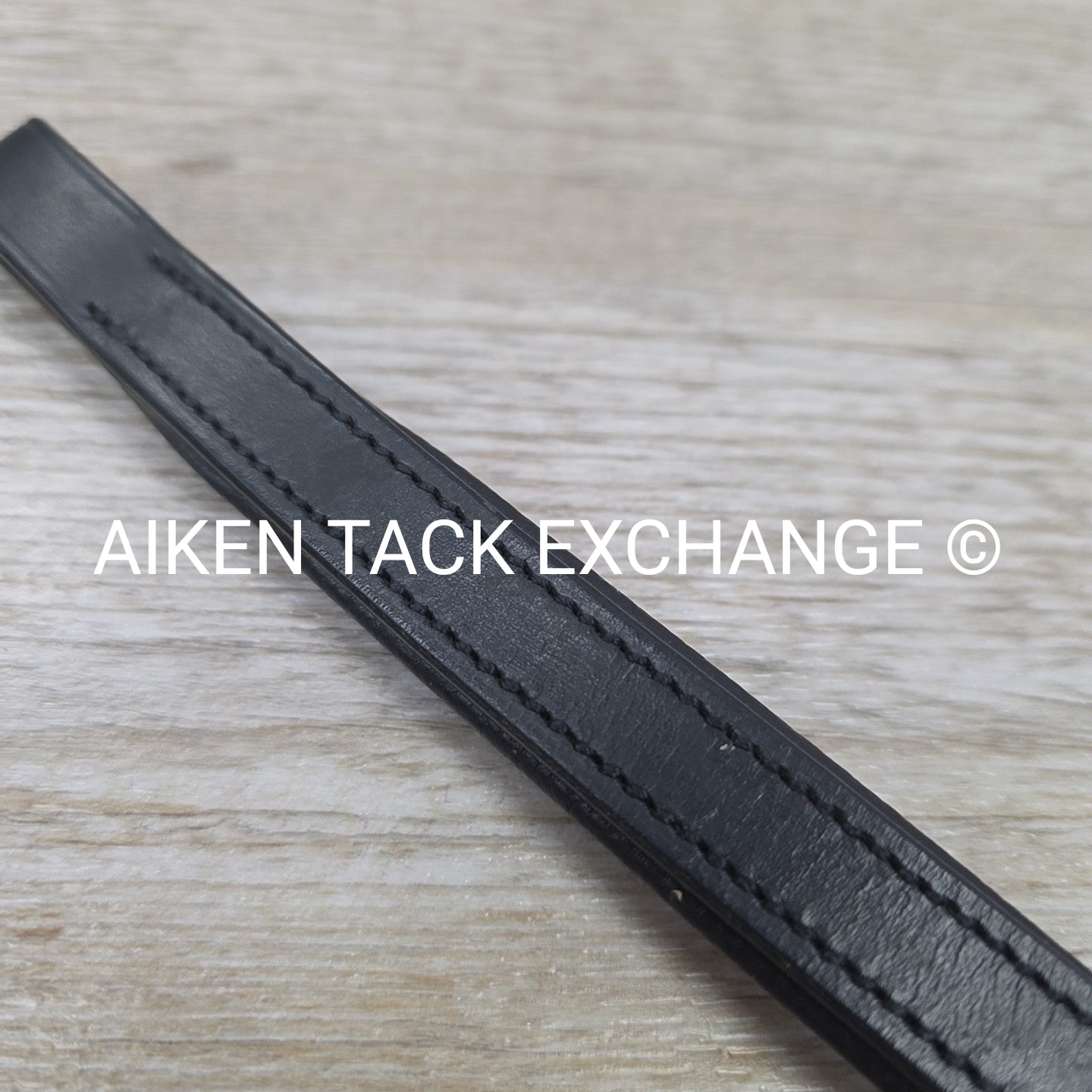 Padded Flat Browband, Black, 17"