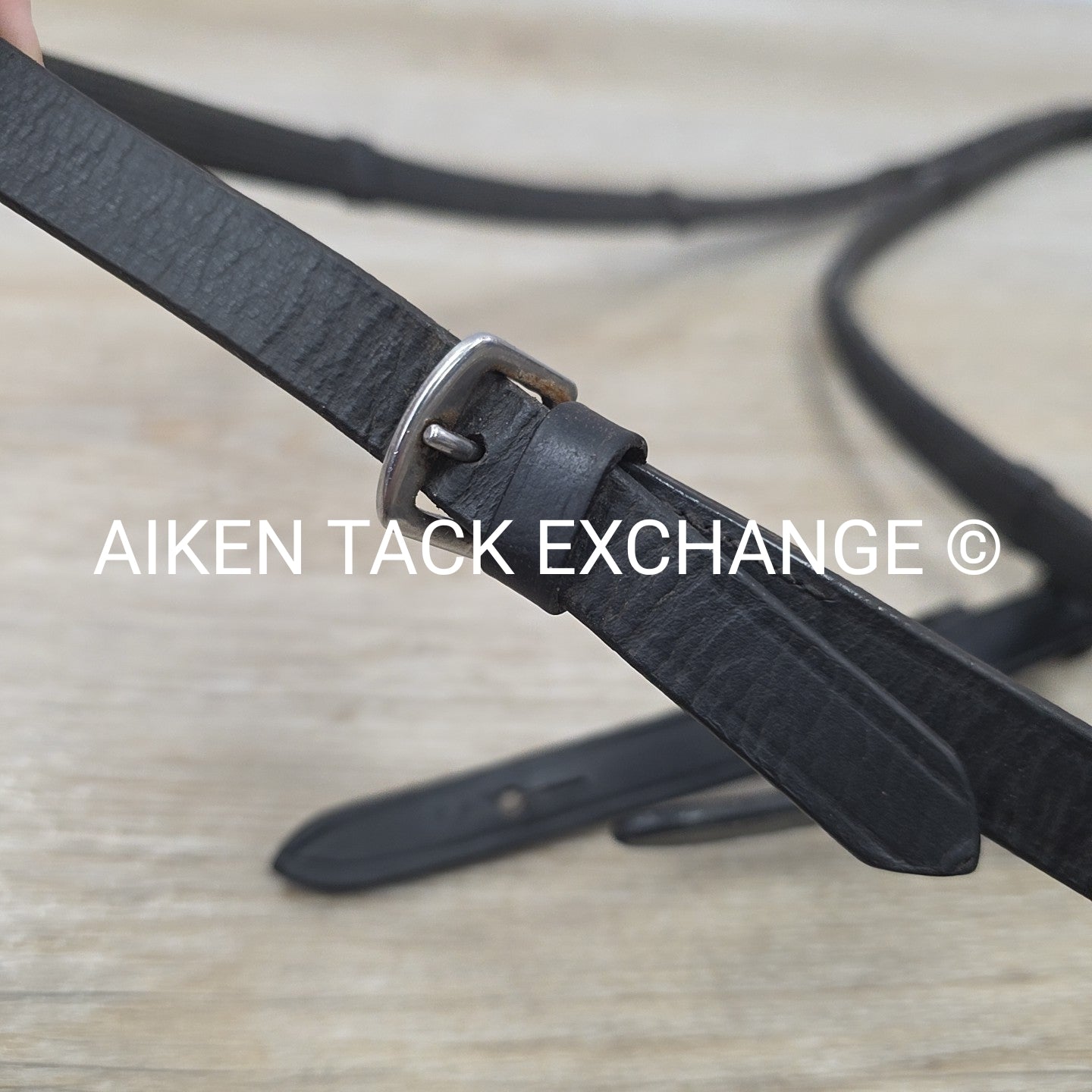 BARGAIN BUNDLE: Halter Ego & Unknown Brand Rubber Grip Lined Leather Reins, Blac