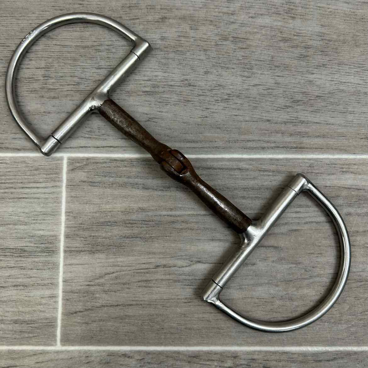 Jay Shuttleworth Hinged Sweet Iron D Ring Bit 5.25"