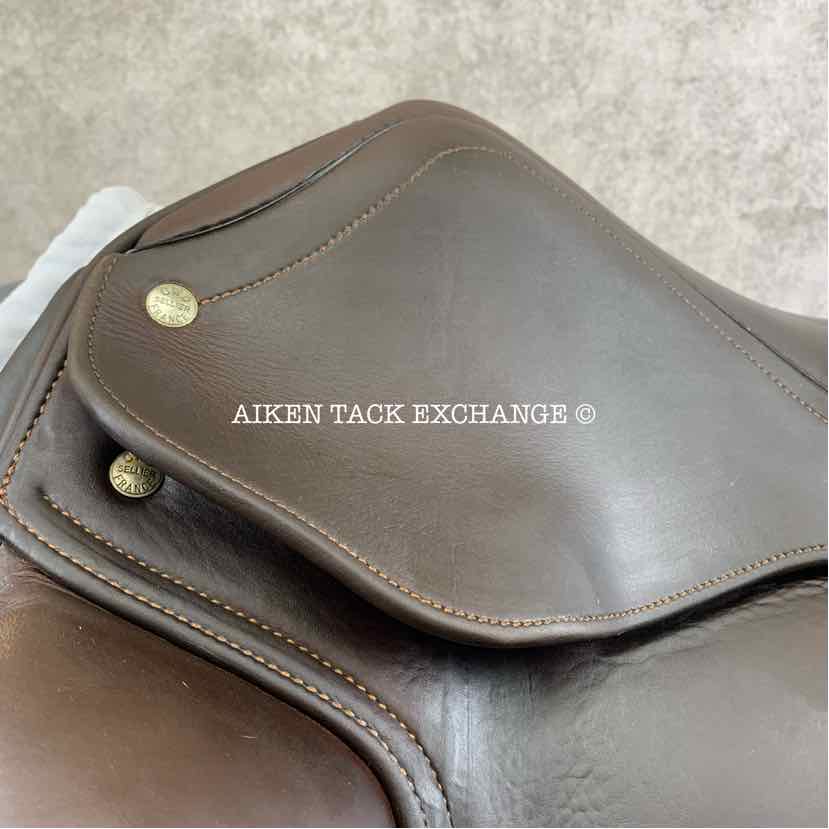 **SOLD** 2010 CWD SE05 Monoflap Dressage Saddle, 18" Seat, 4L Flap, Wide Tree, Foam Panels, Buffalo Leather