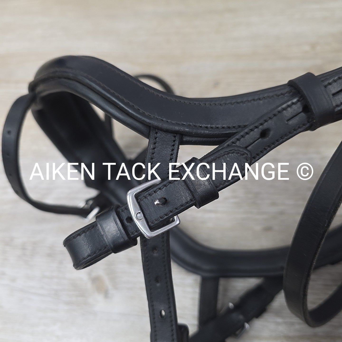 Schockemohle Ergonomic Bridle, No Reins, Black, Size Full