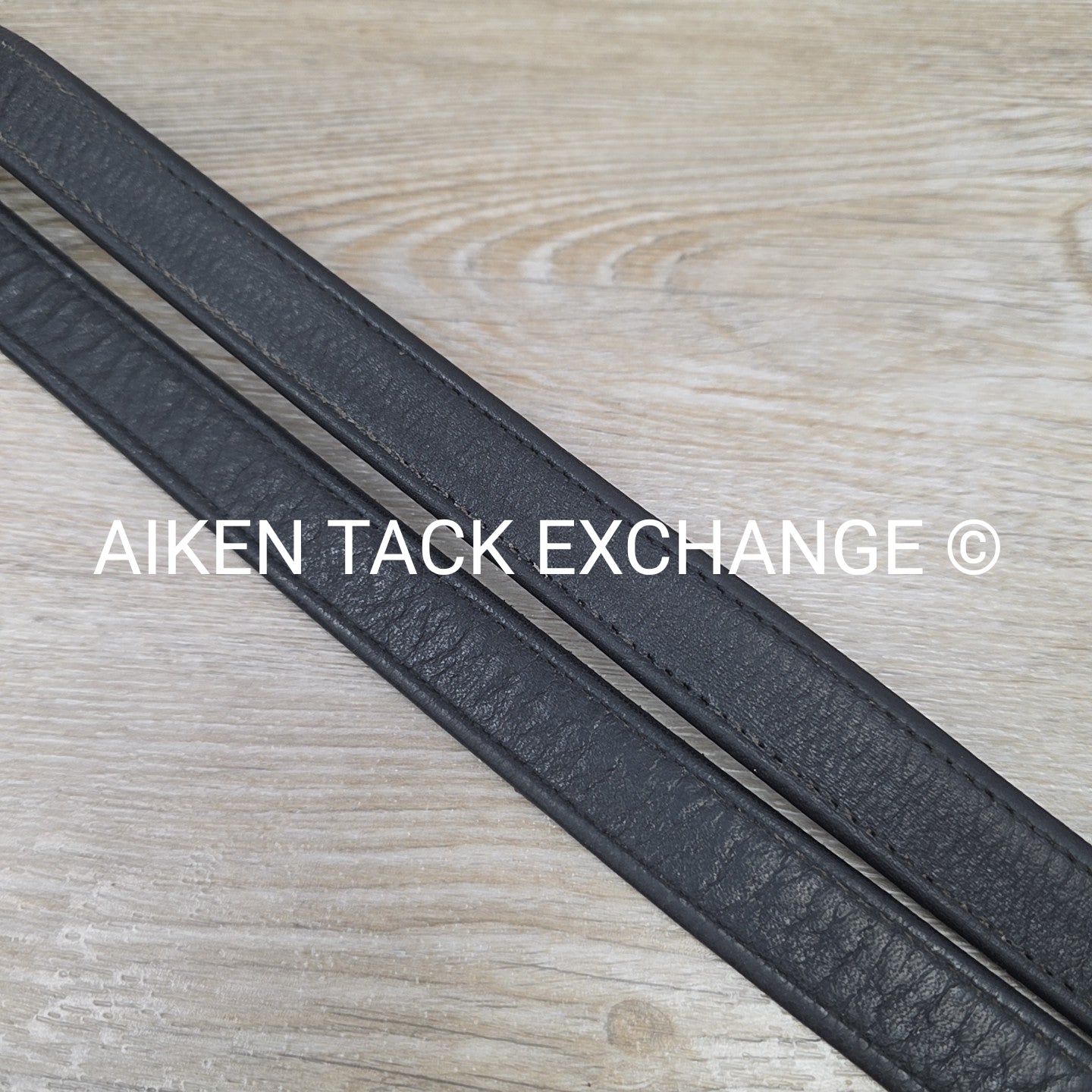 Beval Calfskin Lined Stirrup Leathers, Black, 60"