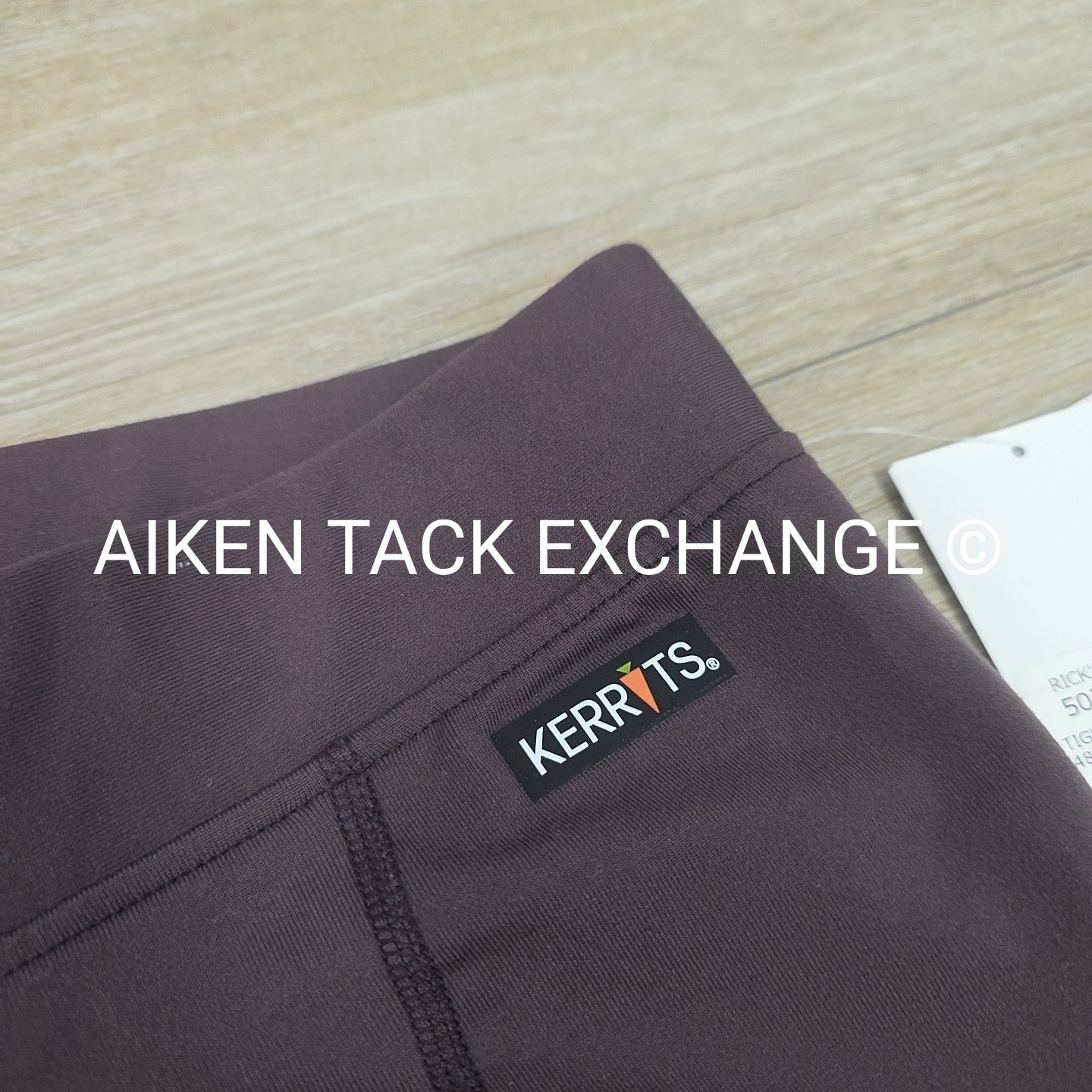 Kerrits Flow Rise Knee Patch Performance Tights, Women's Large