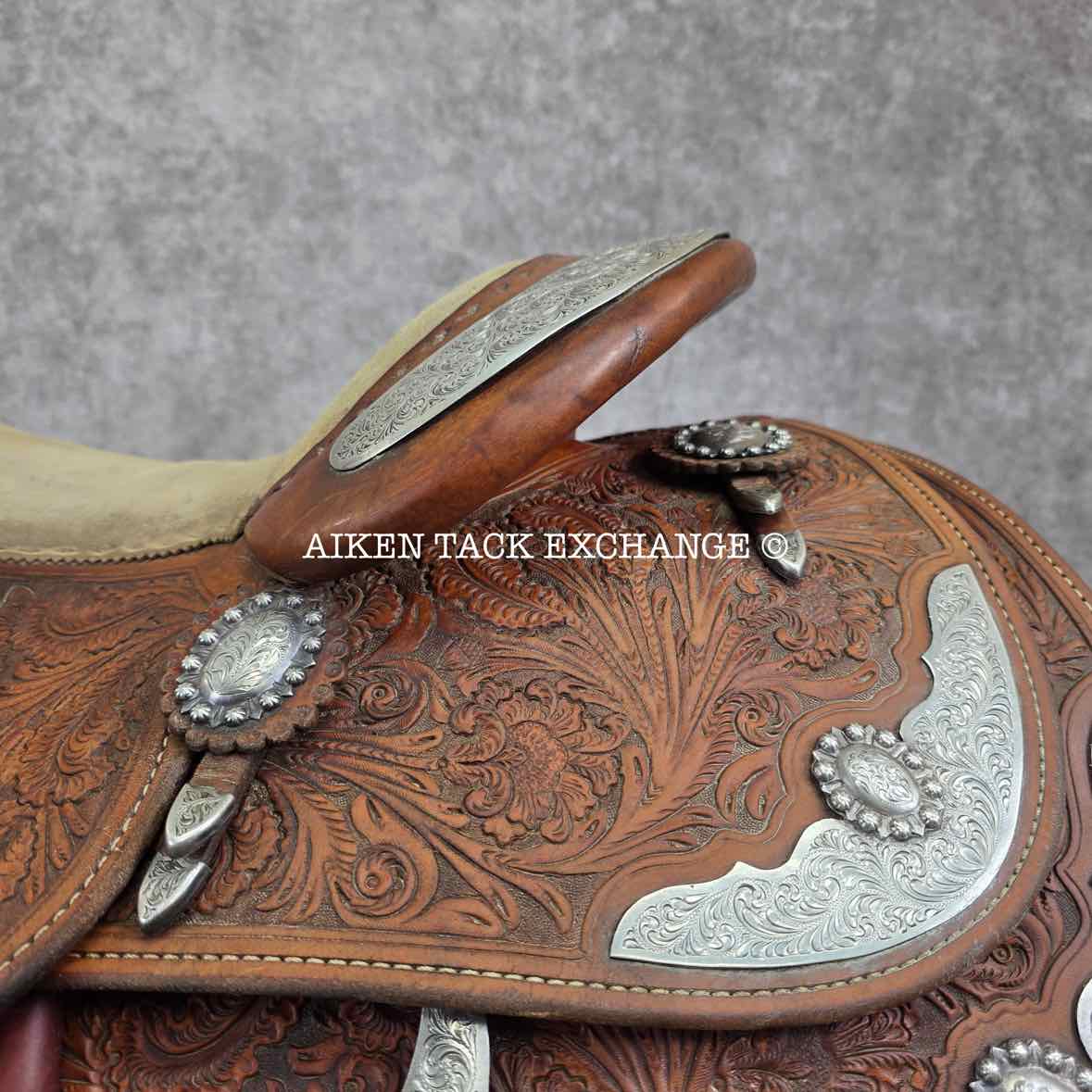 2001 Bob's Western Saddle, 15" Seat, Regular Tree - Semi QH Bars