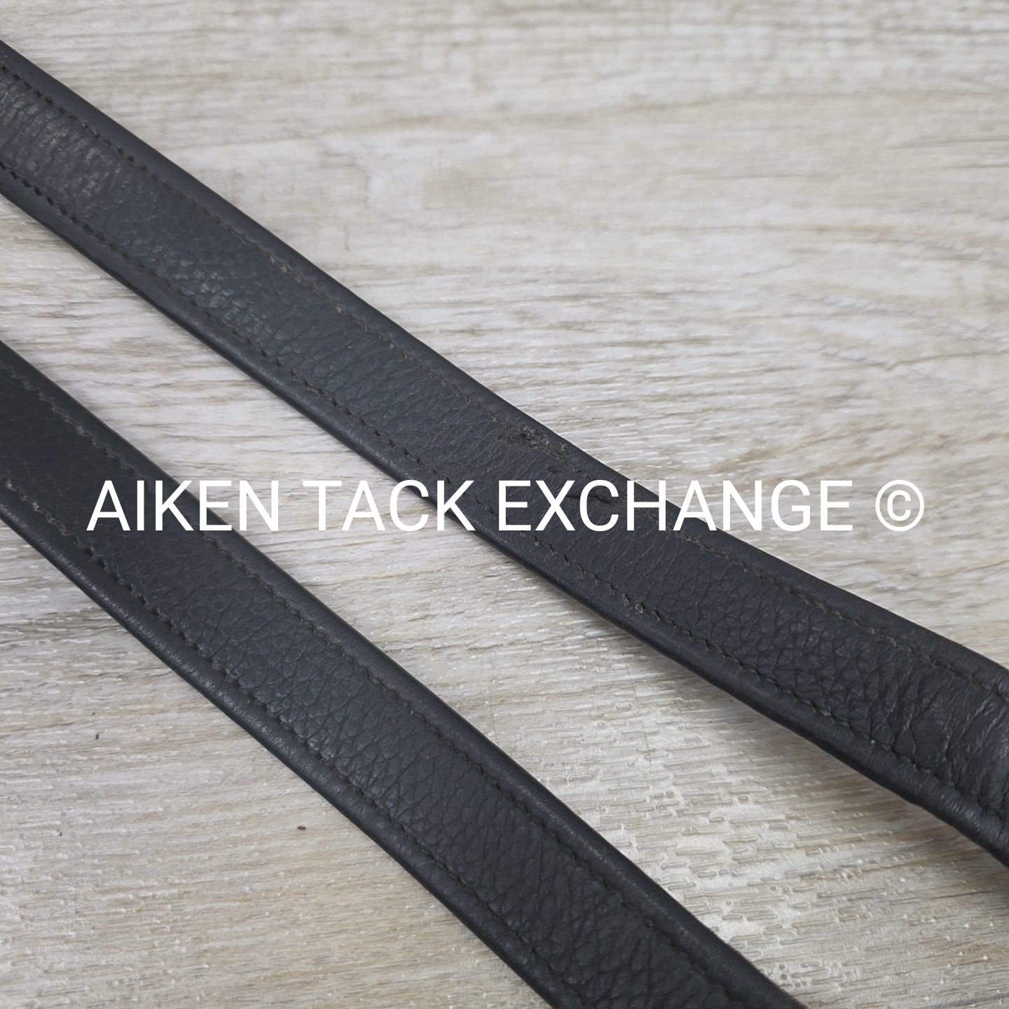 Bruno Delgrange Nylon Lined Stirrup Leathers, Black, 165 cm / 65"