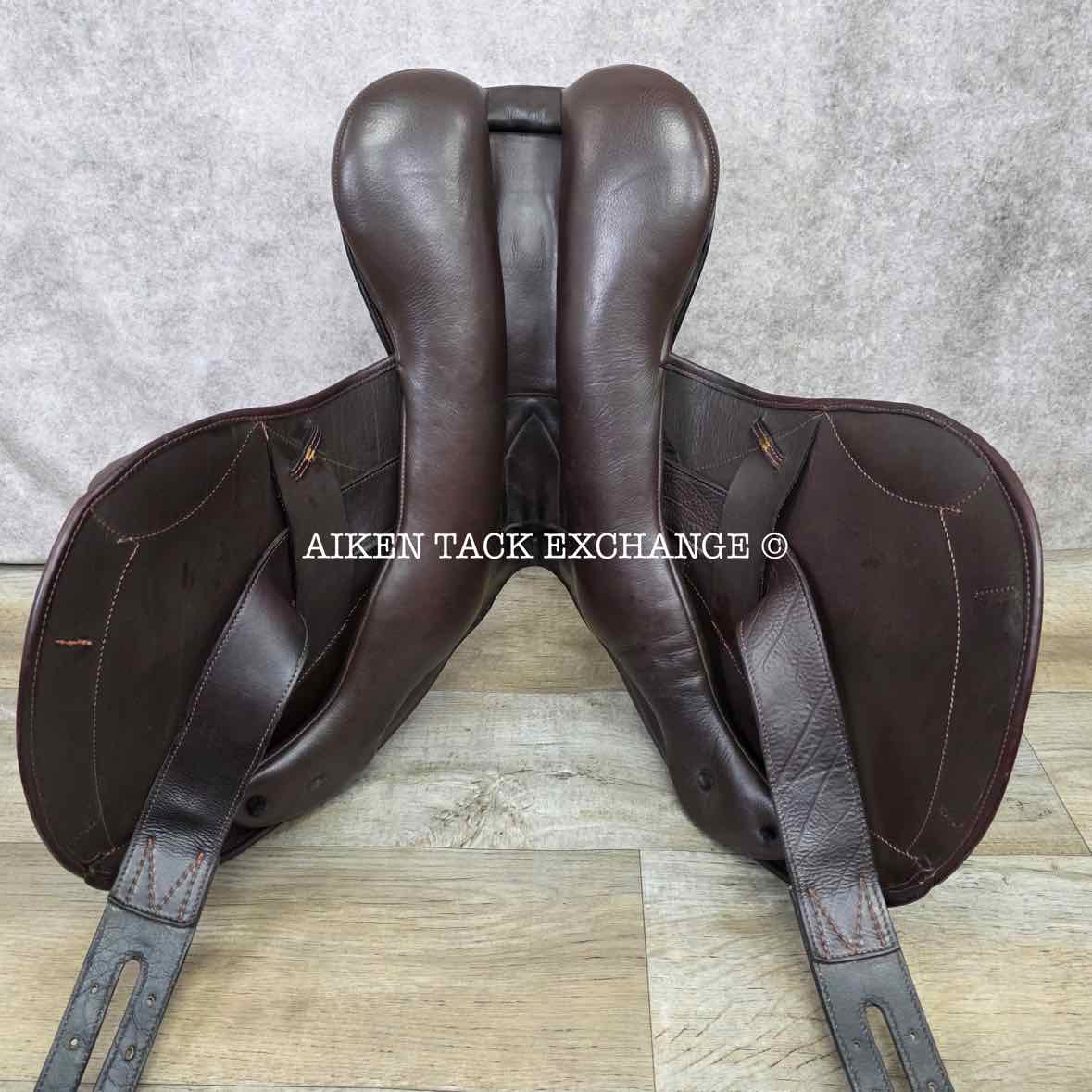 Marcel Toulouse Marielle Genesis Professional Monoflap Eventing Jump Saddle, 18" Seat, Adjustable Tree, Wool Flocked Panels