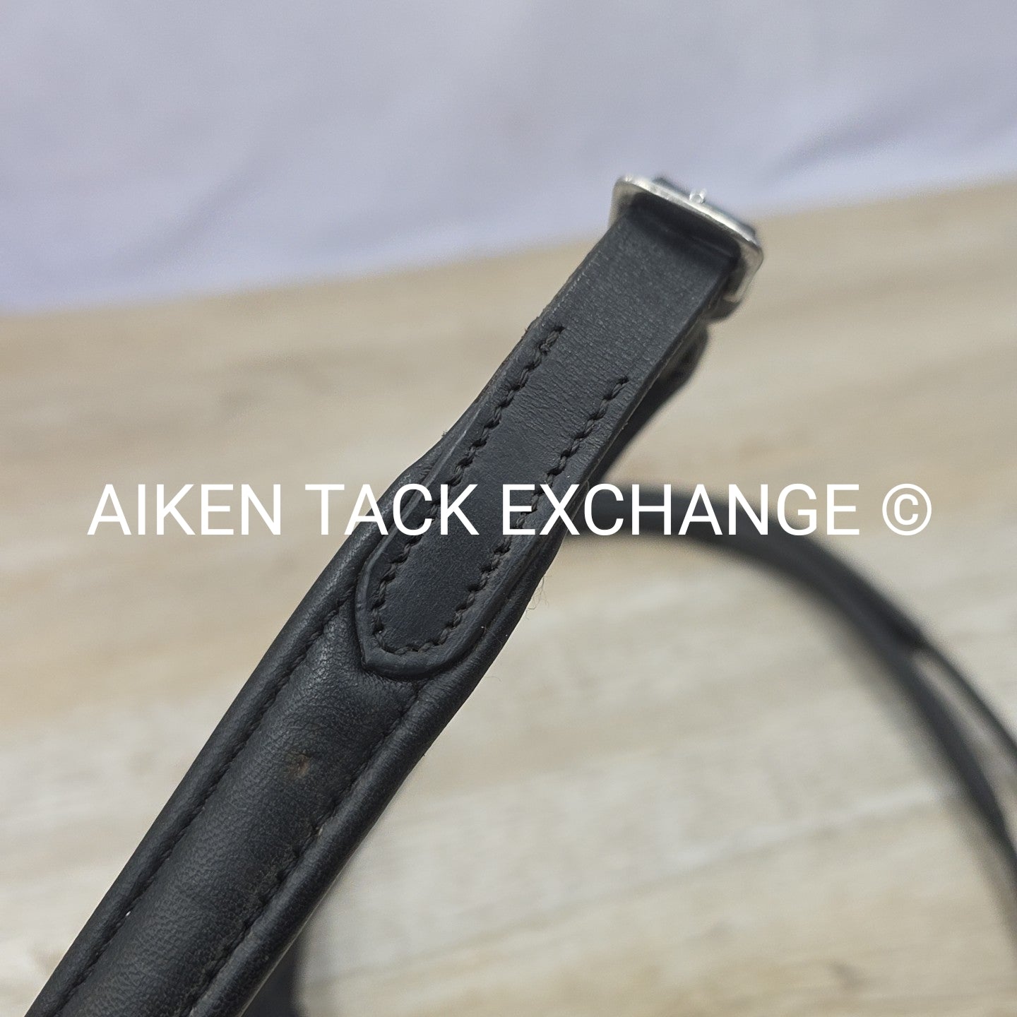 Cushion Grip Reins with Hand Stops, Black, 56"