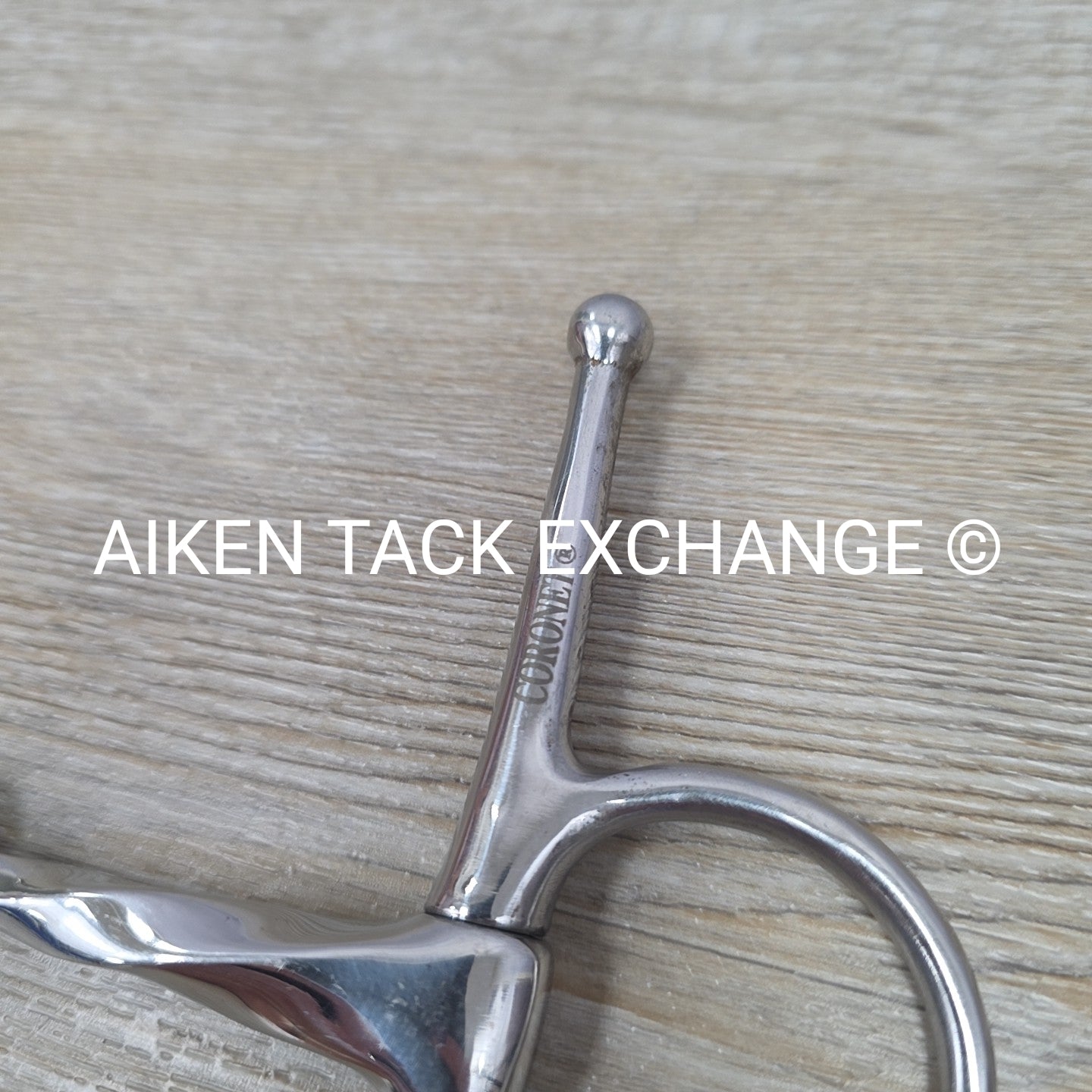 Coronet Single Joint Slow Twist Full Cheek Bit with Keepers, 5"