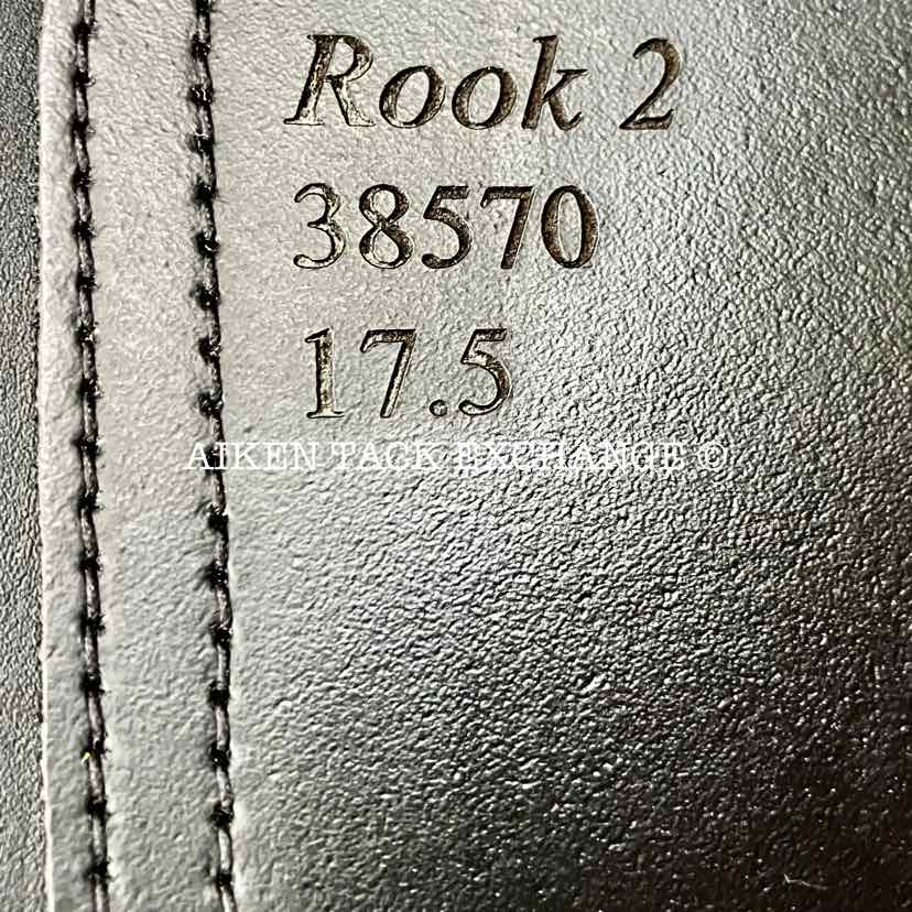 2023 Aviar Rook 2.0 Monoflap Dressage Saddle, 17.5" Seat, Adjustable Tree, Foam Panels
