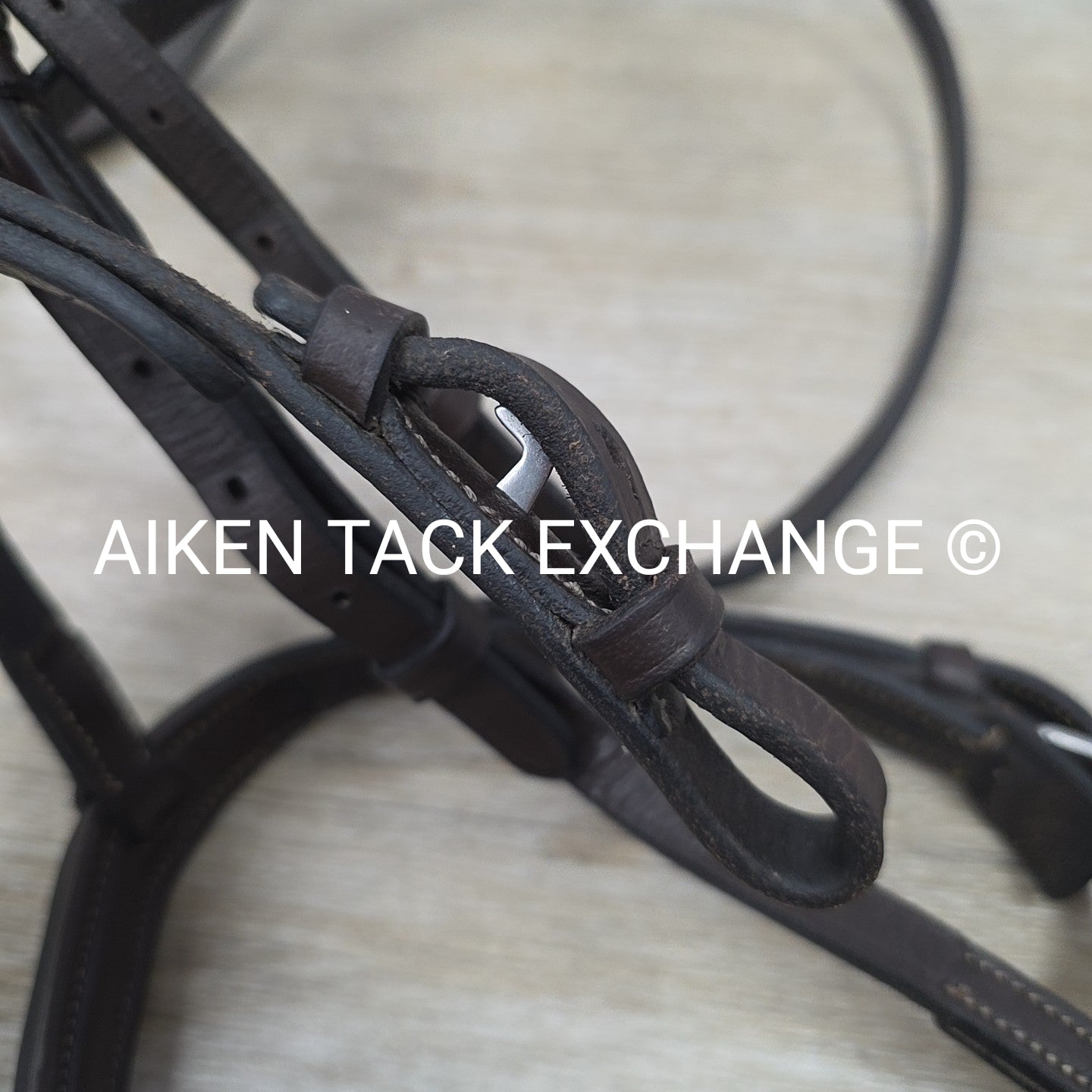 Raised Fancy Stitched Bridle with Laced Reins, Brown, Size Full