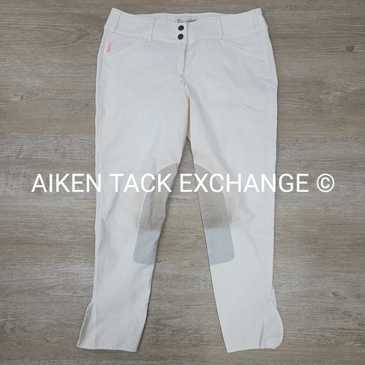 Tailored Sportsman Trophy Hunter Knee Patch Breeches, Size 32