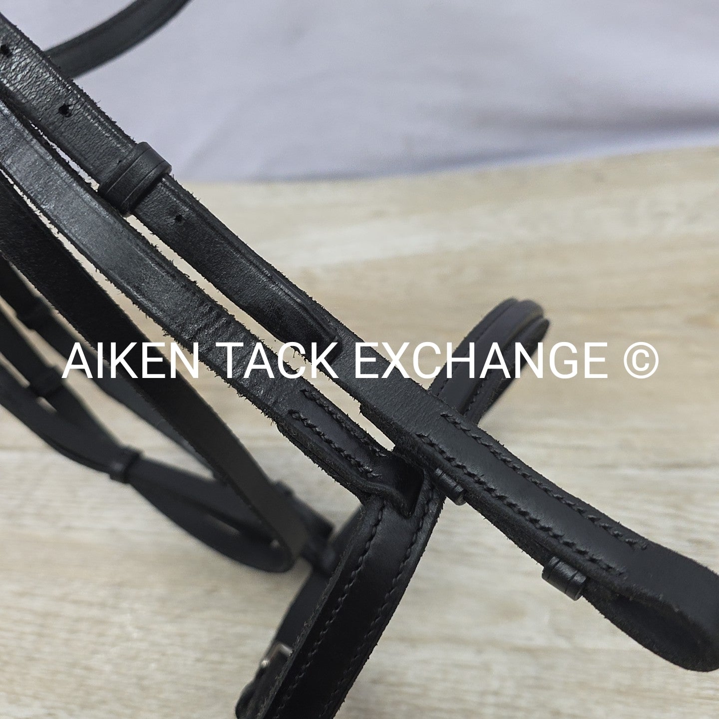 Courbette Plain Bridle Bridle, No Reins, Black, Size Full