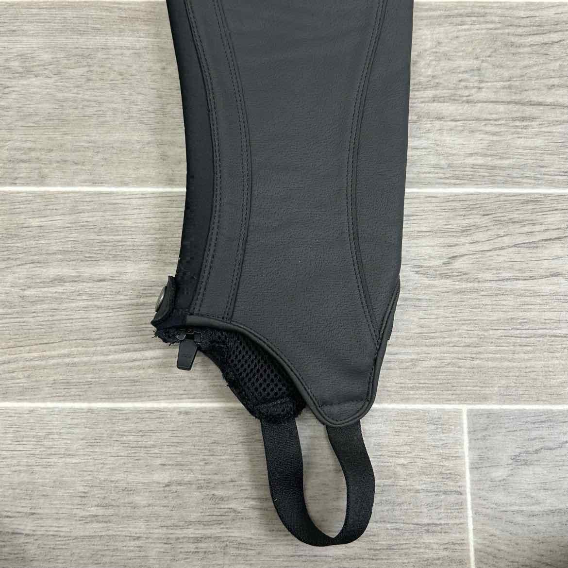 Kerrits GripTek Half Chaps, Black, Size Medium Regular
