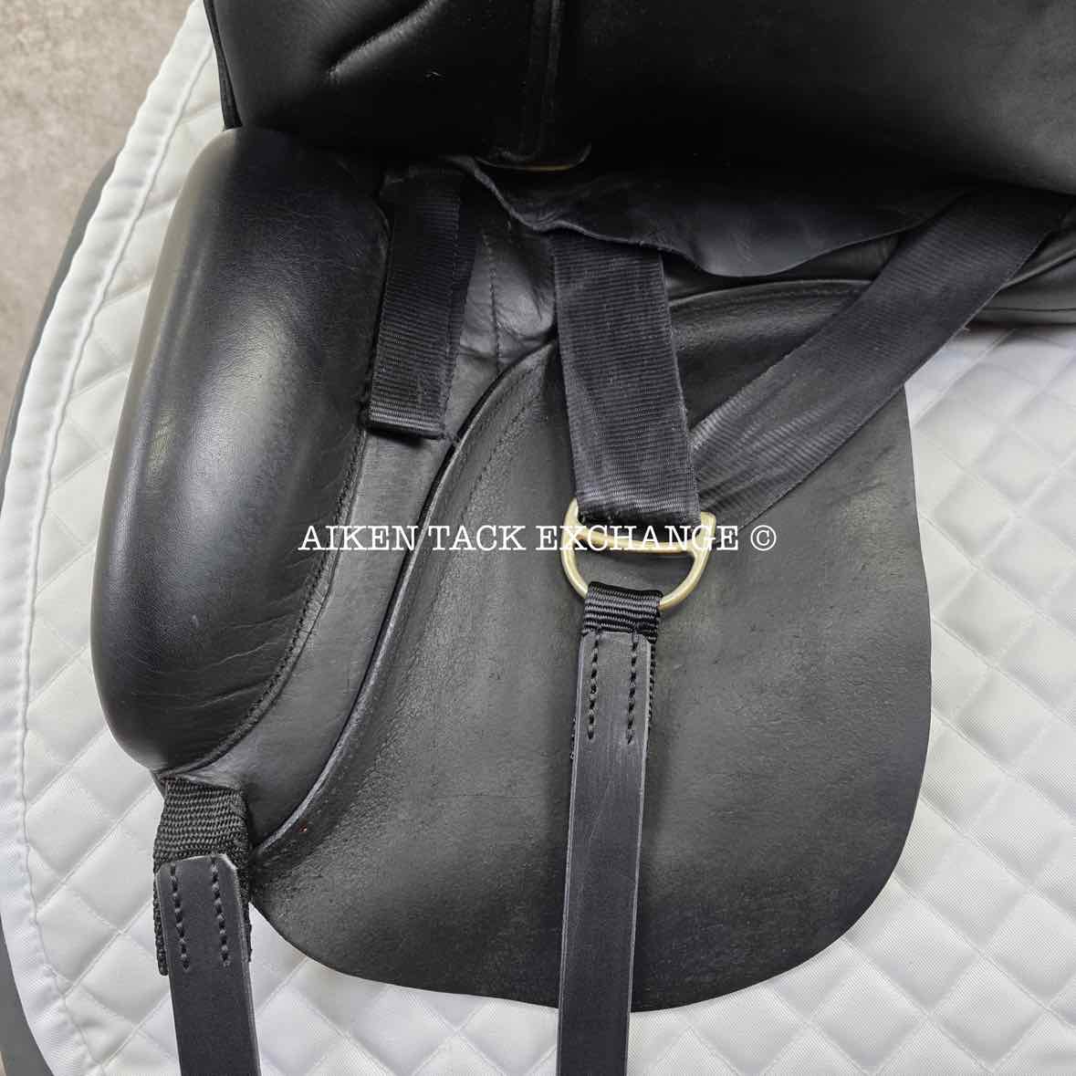 2008 Custom Saddlery Steffen's Advantage Dressage Saddle, 18" Seat, Adjustable Tree, Wool Flocked Panels