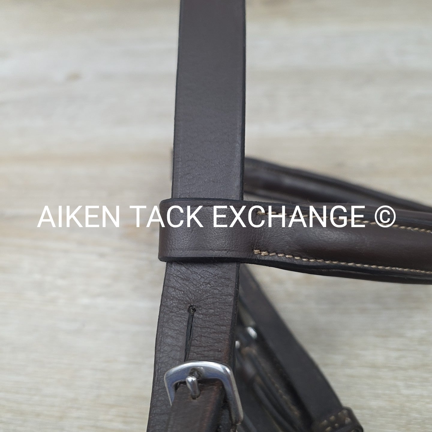 Raised Fancy Stitched Bridle with Laced Reins, Brown, Size Full