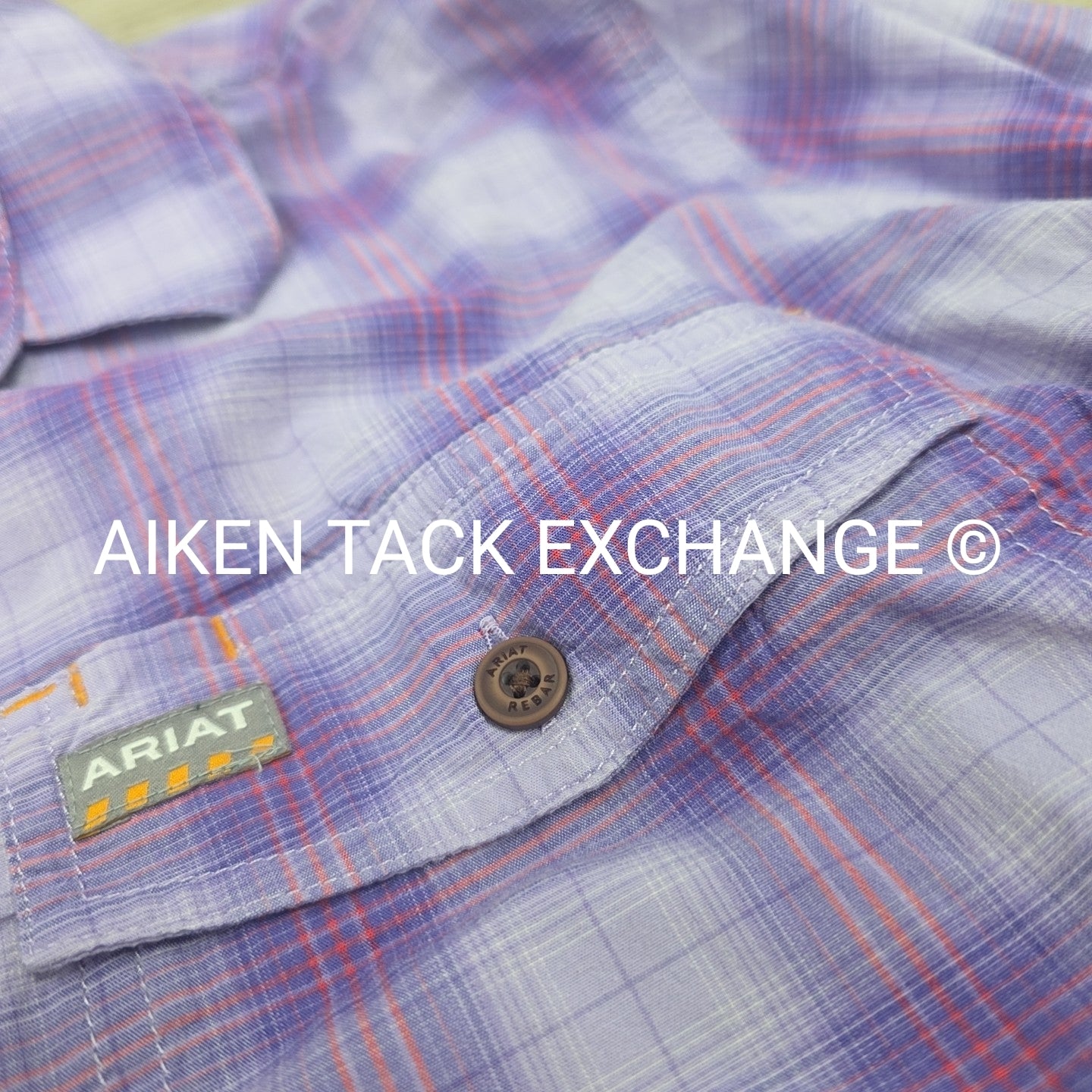 Ariat Rebar Long Sleeve Button Up Top, Size X-Large