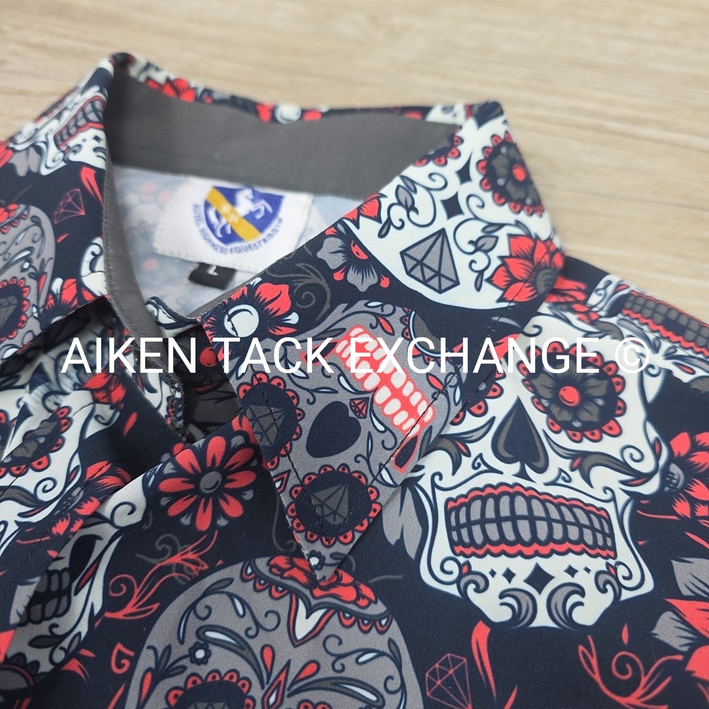 Royal Highness Long Sleeve Collared Shirt, Size Large