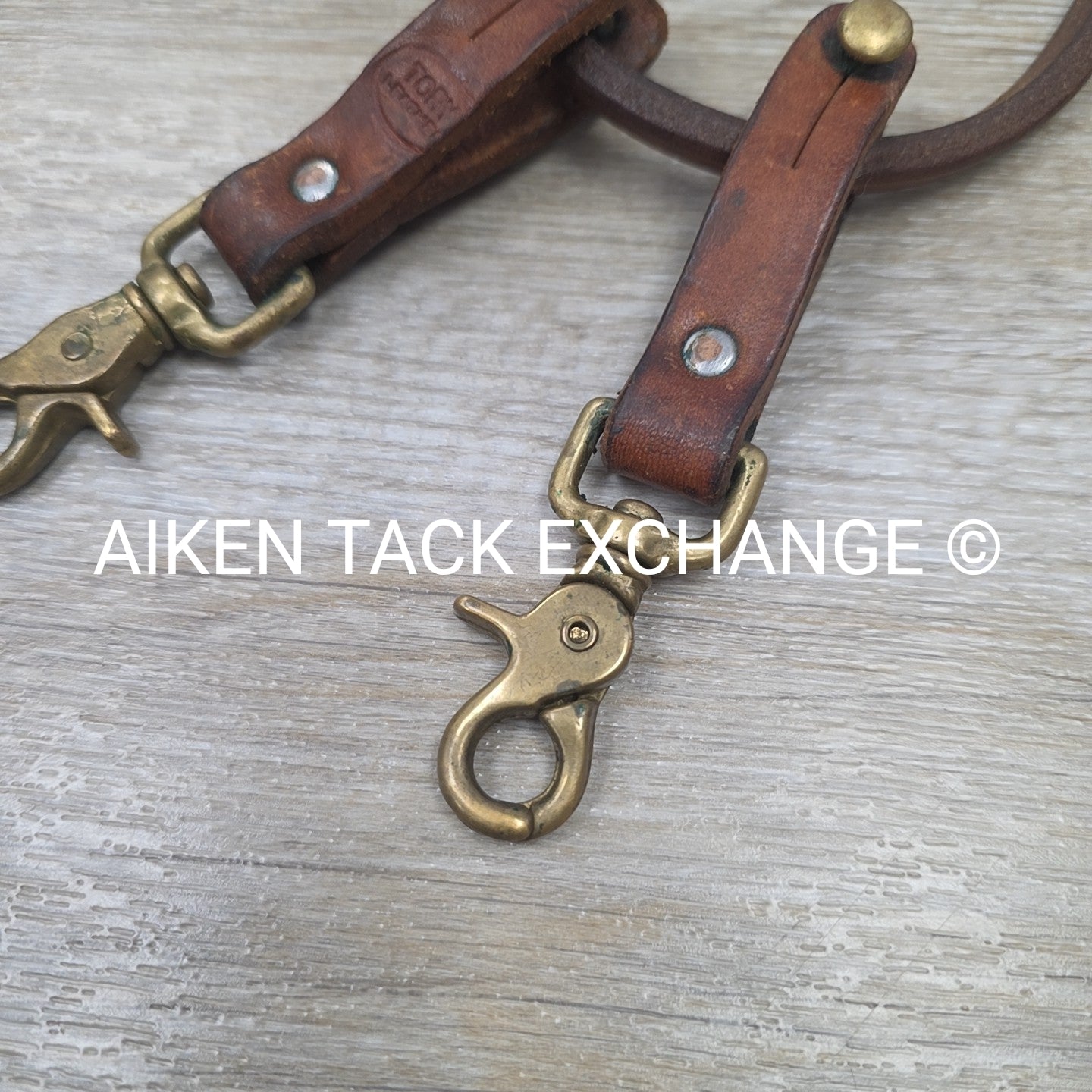 Tory Leather Pulley Draw Reins