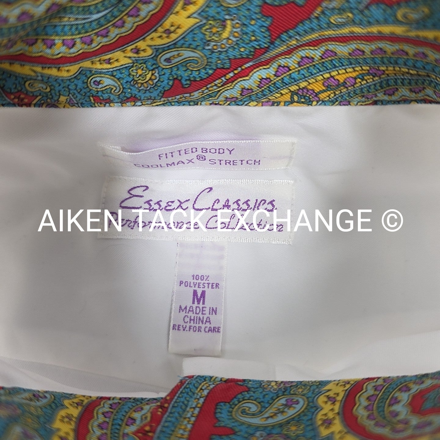 Essex Classics Long Sleeve Show Shirt, Size Medium