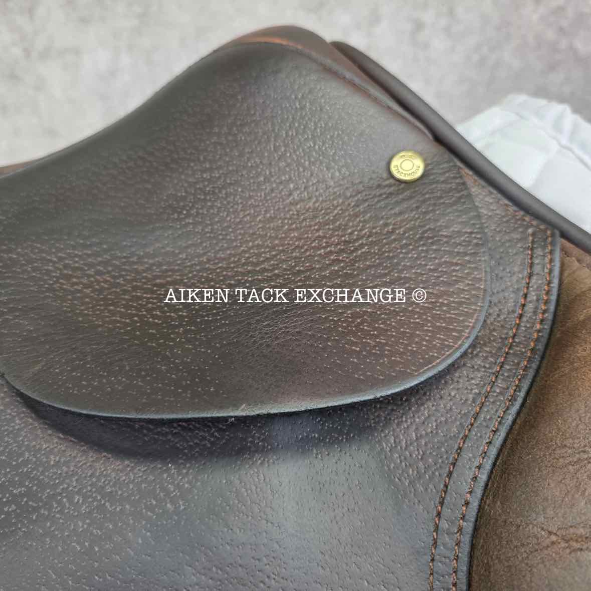 1999 Stackhouse Close Contact Jump Saddle, 17" Seat, Narrow Tree